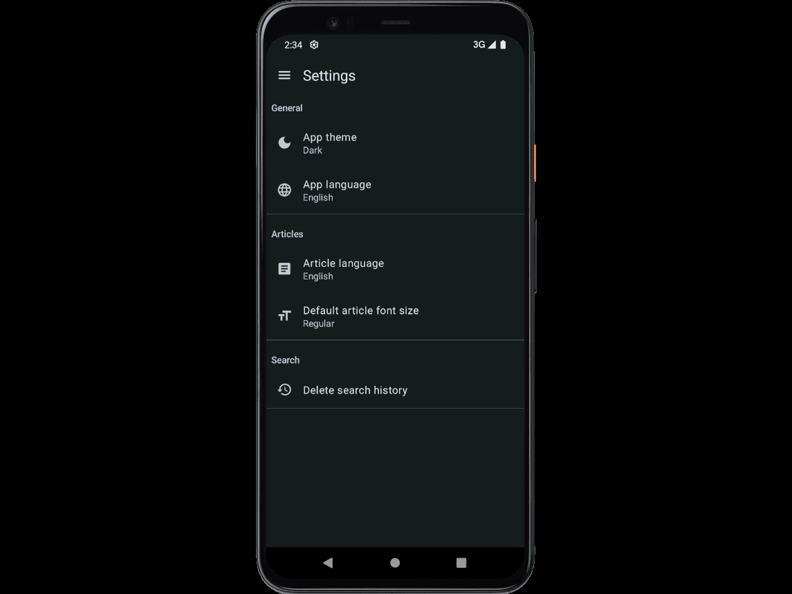 Article Settings on KopitoMed
