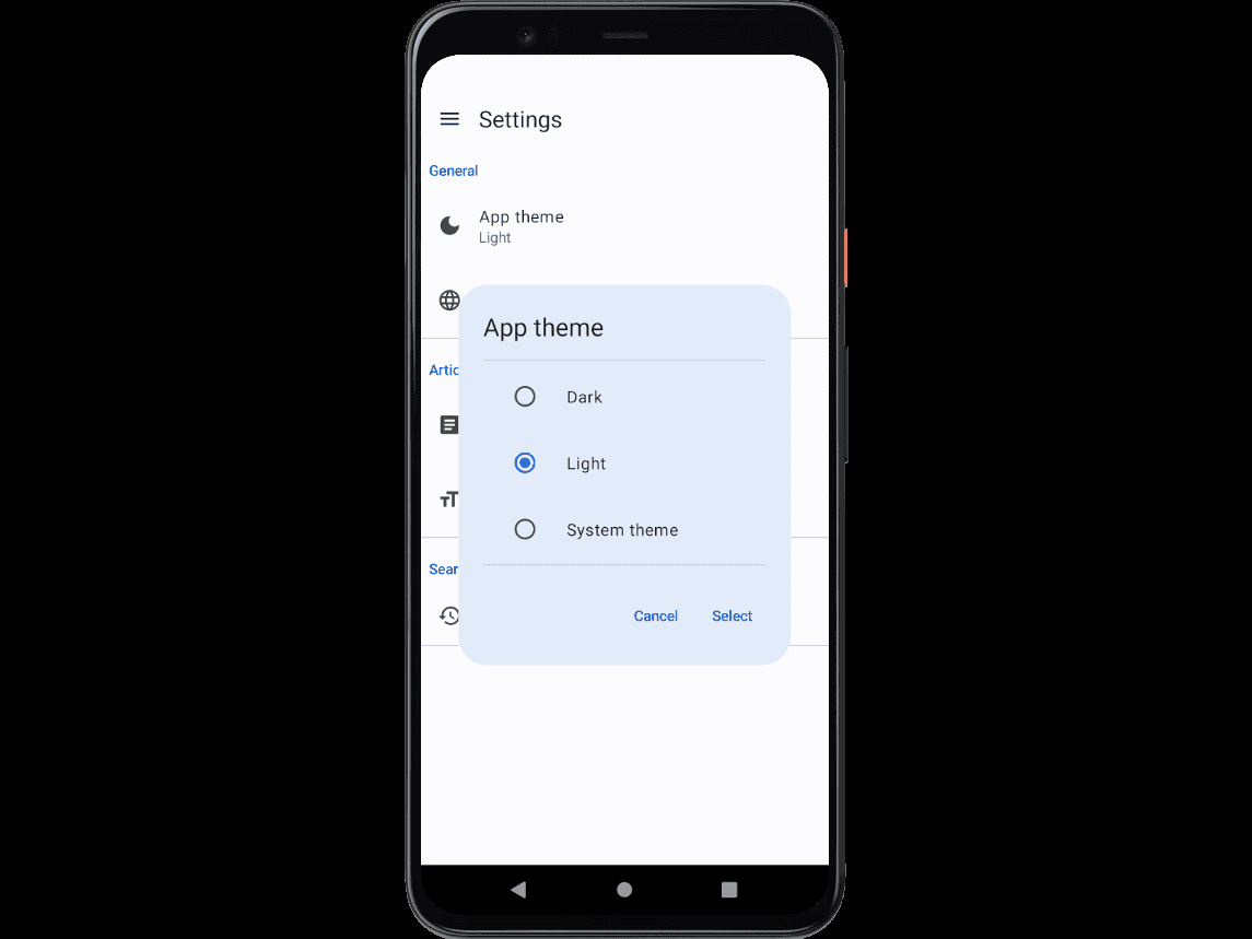 Light Theme on KopitoMed
